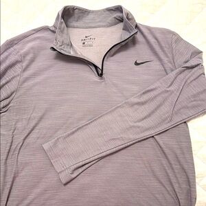 Nike Dri-Fit Gray Quarter-Zip Pullover